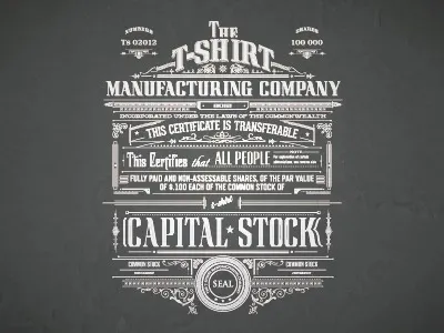 t-shirt manufacturing final capital manufacturing stock tshirt typography