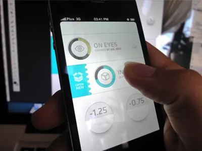 Open new box app contact lenses