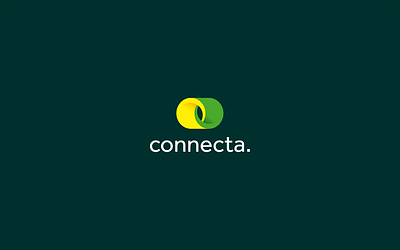 Connecta. logotype brand branding clean design futurist illustration logo logo design logotype minimal minimalist modernist