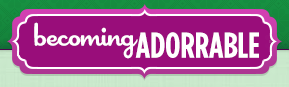 Becoming Adorrable blog border fiance fiancée logo wedding wife
