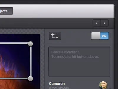 Microscopy Image Commenting annotate icons ipad