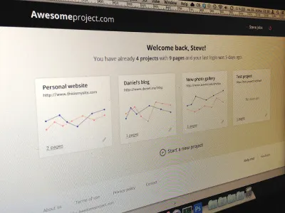 Project overview freebie analytics clean download drop down free freebie light colors line overview projects psd
