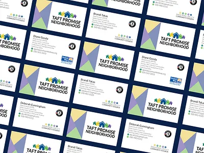 Taft Promise Neighborhood Branding & Business Cards branding design graphic design logo typography