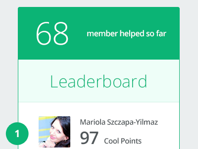 Leaderboard avatar clean flat leaderboard minimalist numbers toplist web web design web ui webdesign website
