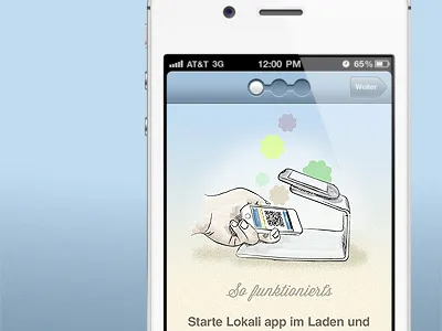 iPhone app - Tutorial / How to use drawn hand ios iphone qr code scanning