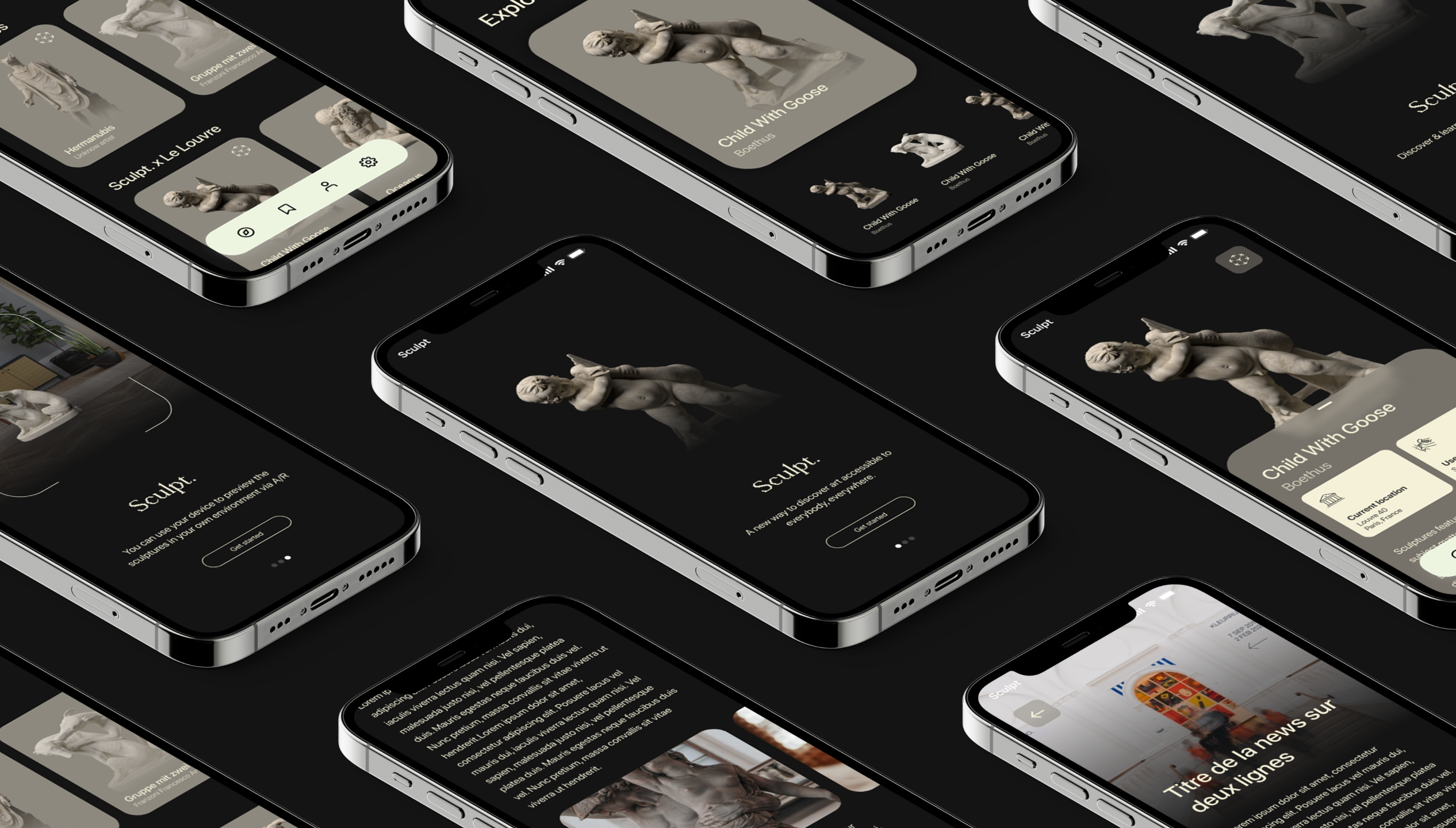 Example of Sculpt. iOS App