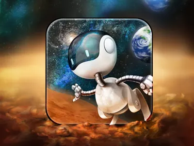 A.R.I.S. Robot Icon app desktop icon icons ios mars photoshop robot space
