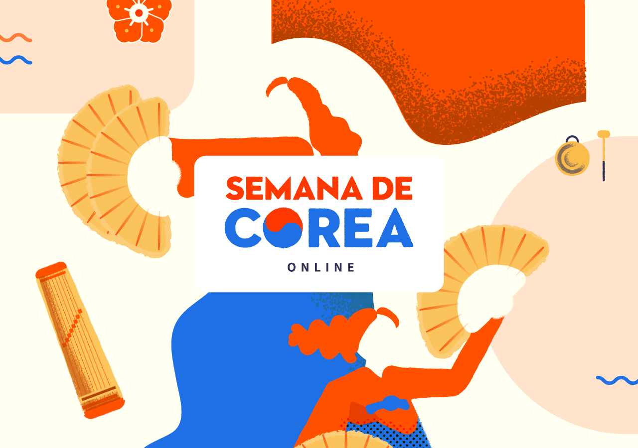 SEMANA DE COREA 2020 brand branding corea design event event design graphic design icons identity illustration korea logo