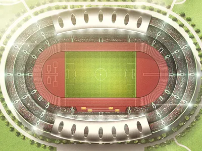 Very Big Stadium illustration stadium