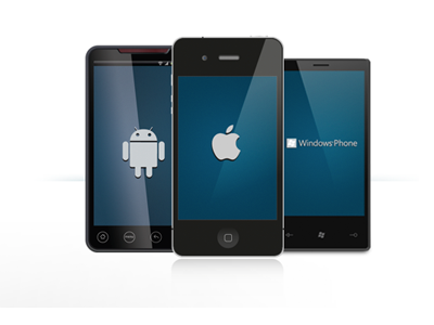 Mobile Display app design mobile site ui vector