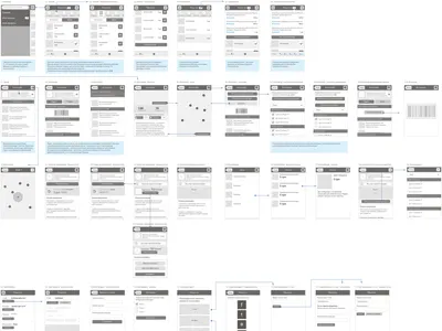 Mobile HTML5 app html5 mobile ui ux wireframe
