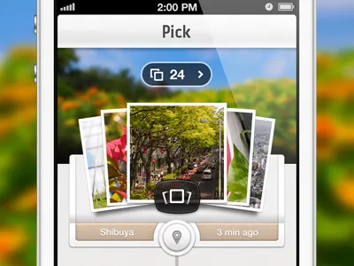 PEN pic 2.0 app brand camera ios iphone leather mobile photo retina timeline white