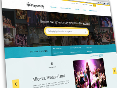 Homepage Layout art direction blue creative direction geometric homepage minimal search yellow
