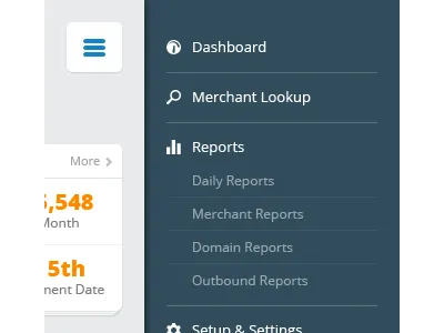 Cuelinks Mobile Website Navigation Menu cuelinks dashboard interface design iphone menu mobile mobile dashboard mobile interface mobile ui mobile website navigation open sans slide touch touch interface touch ui ui design