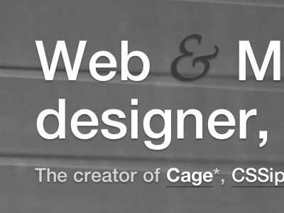 Redesign designer portfolio realign redesign
