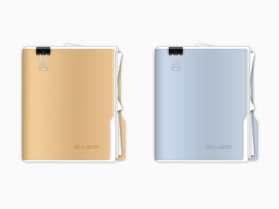 Eben Folders android blue celegorm china clean clip document eben file folder icon office paper white yellow