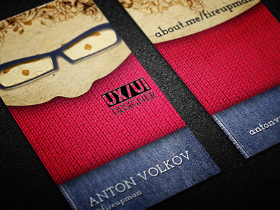 Personal Business Cards (wool) business cards