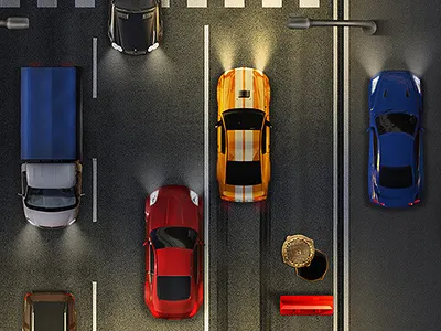 racing game 3d game modo promo web