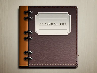 My address book address address book book icon icon set icons illustration mac icon my address book retro retro icons set