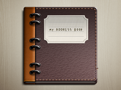My address book address address book book icon icon set icons illustration mac icon my address book retro retro icons set
