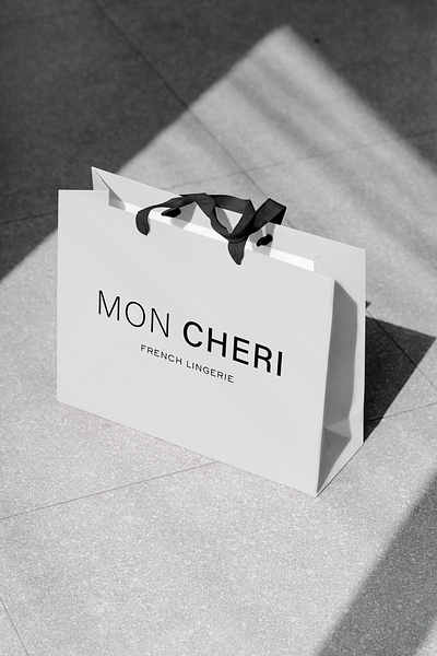 Mon Cheri - Luxury French Lingerie Company Branding Design brand for ecommerce branding branding and logo design branding design ecommerce business graphic design logo logo design