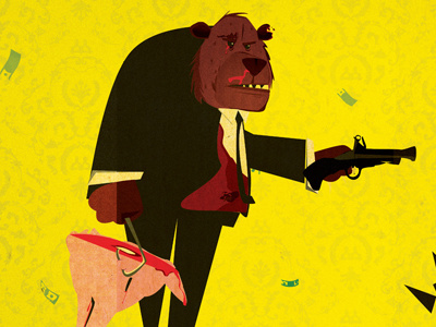Wallstreet character design illustration