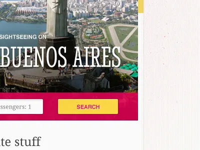 Travel Magazine button condensed magazine pattern photography search slider texture travel