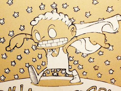 Star Kid poster screenprint