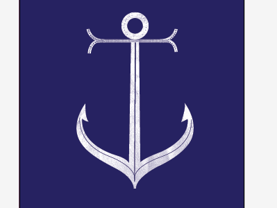 Anchor Doodle anchor anchors attachment concept doodles erika mackley graphic design erika noel design fools illustrator one color screen print screenprint sea ship ships texture tshirt vector white