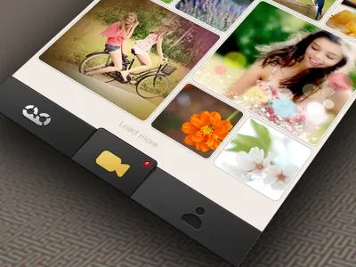 Recood Tag app button instagram for video iphone list menu recood video