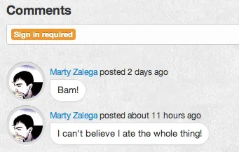 Playing around with comments comments