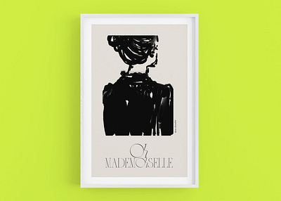 Oi Mademoiselle - fashionista art print art direction art licensing art print digital art fashion illustration illustration