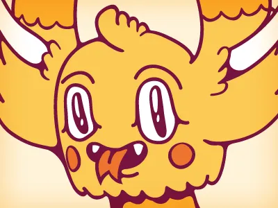 The Majestic Watdafak. creature cute datamouth illustration monster weird