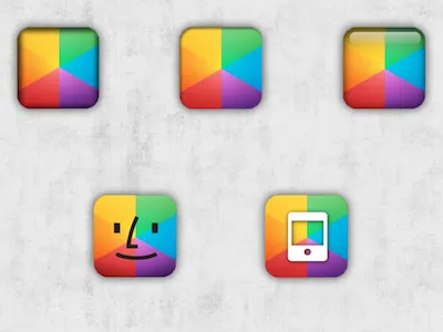 5 @myColorscreen iPhone Icons colorscreen ipad iphone ipod mycolorscreen retina