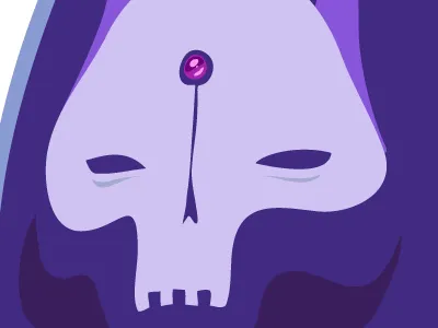 Crested Spectre adventure board creature fantasy game ghost illustration monster playing purple roll rpg