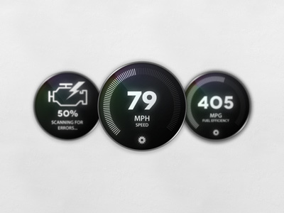 Obd Widgets blackberry check engine icon leather motor mpg obd rpm white widgets