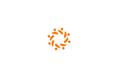 logo sign wip center circle energy foundation fundation man people round sun