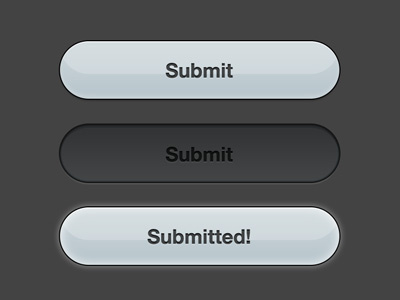 iOS Buttons button grey ios mobile press shine