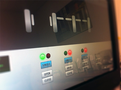 Touchscreen UI buttons touch screen touchscreen turnstiles ui