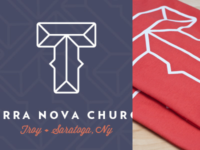 Terra Rebrand & Relaunch blue church logo red tempsite verlag wisdom script