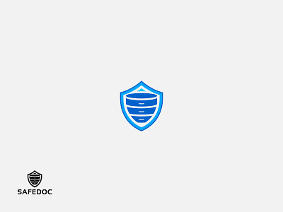 Branding / minimalist / Modern SafeDoc Logo Design Concept. a b c d e f g h i j k l m app icon blue shield logo brand brand identity branding data protection design digital document gradient identity logo logo design mark n o p q r s t u v w x y z security logo symbol