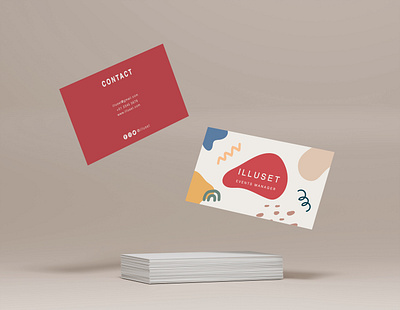 Illuset Drowing Illustration Business Card Template branding businesscard businesscarddesign card cardsdesign design graphic design illustration
