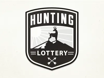 Hunting Logo badge deer game hunting logo