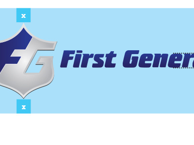 Standards Manual blue logo standards