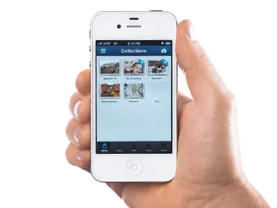 Photo Stacks app bar collection ios mobile photo photos stacks tab