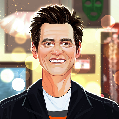 Jim Carrey Fan Art art digital art hand drawn illustration portrait procreate