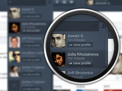 Chat app dropdown app chat dropdown ios menu nav ui ux