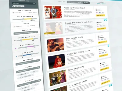 Search Results Filter art direction clean creative direction design filter minimal ui