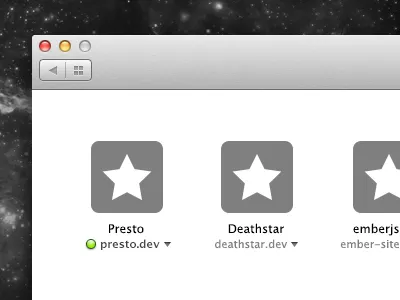 Apps you're working on. console desktop developers localhost logs mac rails rails 4 ruby server tokaido tools