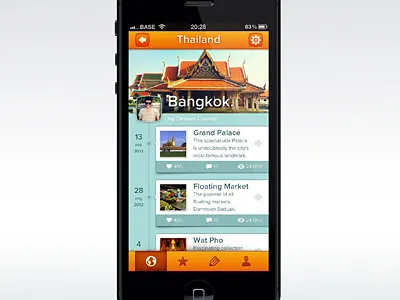 City reviews app app blue city green iphone orange reviews